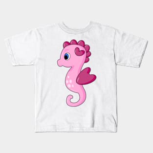 Seahorse swimming Kids T-Shirt